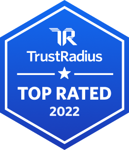 最高评级- auszeichnung von TrustRadius 2022
