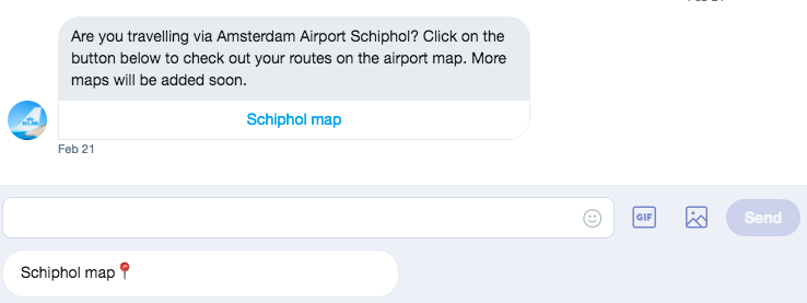 荷兰皇家航空公司的twitter聊天机器人