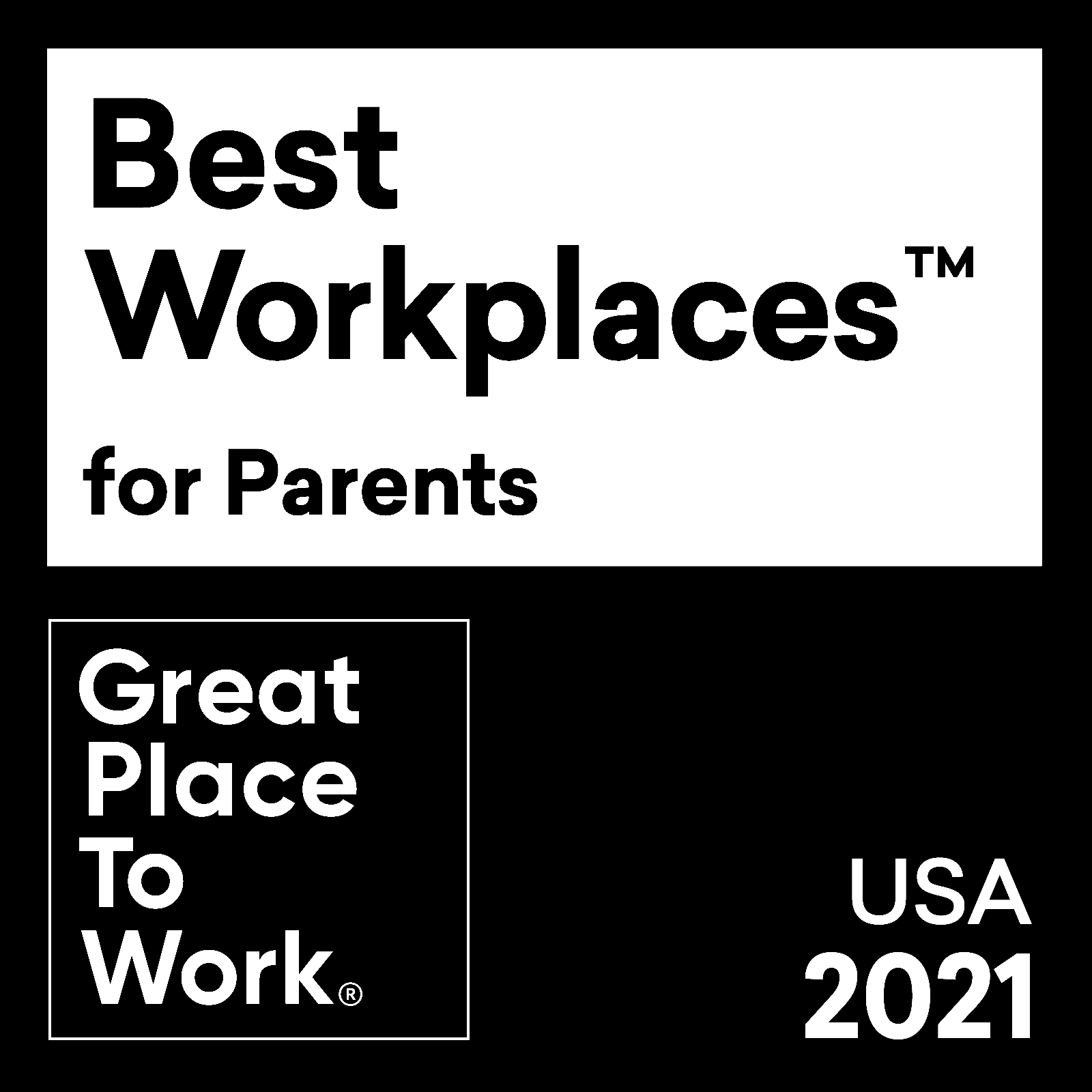 父母最佳工作场所™️-美国2021年最佳工作场所奖