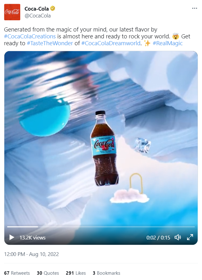 可口可乐创造推特