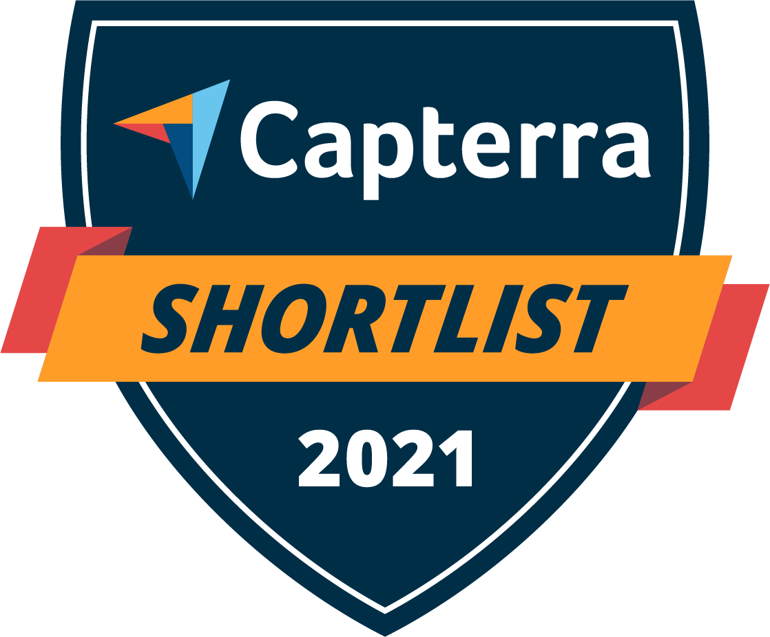 Premio Shortlist 2021 de Capterra para software de marketing en redes sociales